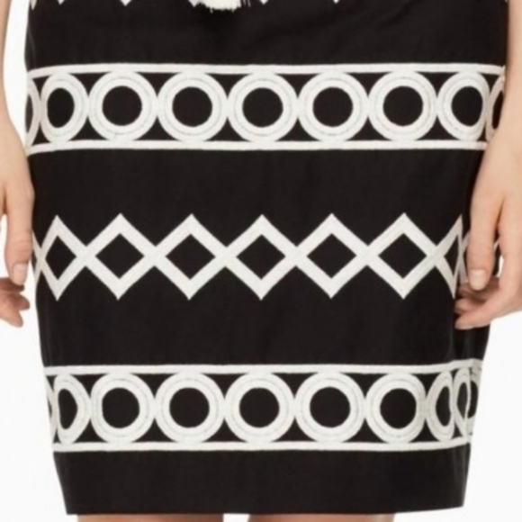 Kate Spade Madison Avenue "Amellia" Embroidered Pencil Skirt- Sz. 10 - Picture 2 of 8
